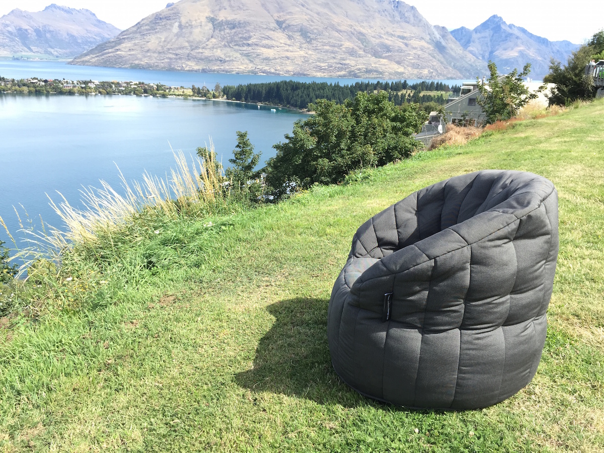 Bean Bag Blog Road Testing our new Outdoor Bean Bags in Queenstown